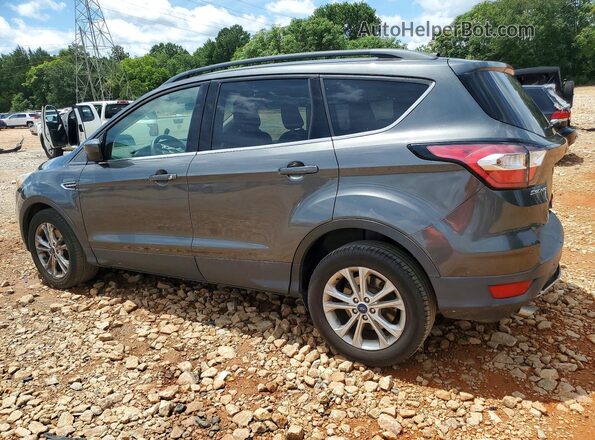 1FMCU9GD6JUA17776 2018 FORD ESCAPE Gray Rear left
