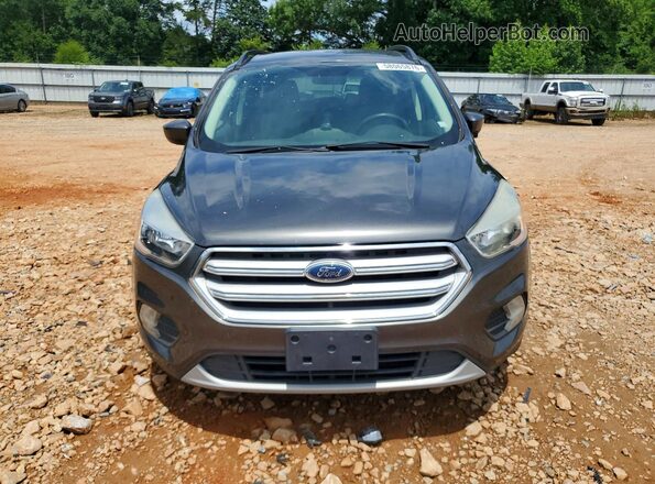 1FMCU9GD6JUA17776 2018 FORD ESCAPE Gray Front view