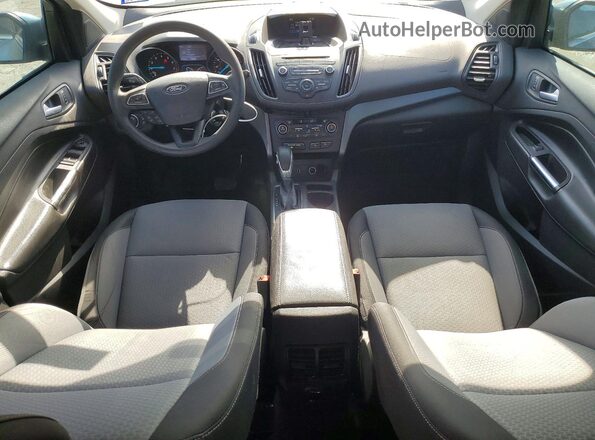 1FMCU9GD6JUA99296 2018 FORD ESCAPE Blue Вид панелі приладів