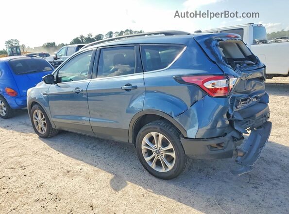 1FMCU9GD6JUA99296 2018 FORD ESCAPE Blue Задня ліва чверть