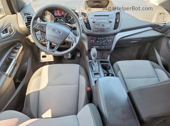 1FMCU9GD6JUB19711 2018 FORD ESCAPE White Dashboard view