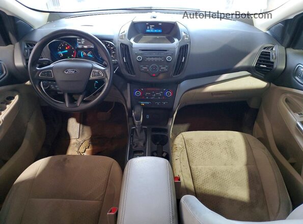 1FMCU9GD6JUB45323 2018 FORD ESCAPE White Vista del salpicadero