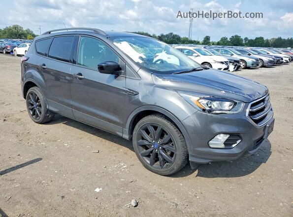 1FMCU9GD6JUB65930 2018 FORD ESCAPE Gray Передня права чверть