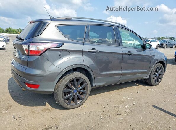 1FMCU9GD6JUB65930 2018 FORD ESCAPE Gray Задня права чверть
