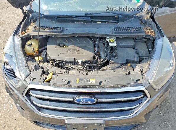 1FMCU9GD6JUB65930 2018 FORD ESCAPE Gray Вид підкапотного простору