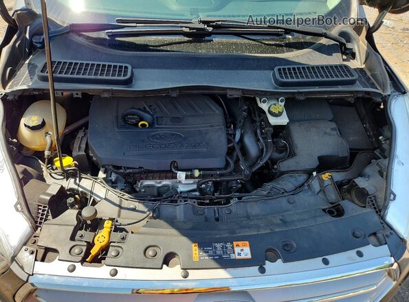 1FMCU9GD6JUB75468 2018 FORD ESCAPE Charcoal Vista del compartimento del motor