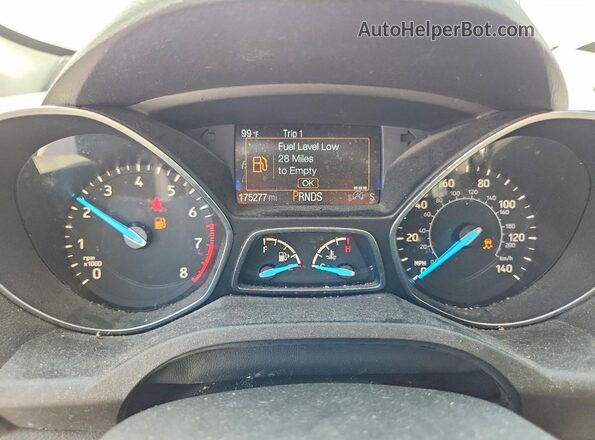 1FMCU9GD6JUC34941 2018 FORD ESCAPE White Սարքավորումների վահանակի տեսք