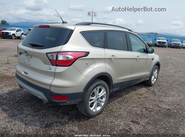 1FMCU9GD6JUC38763 2018 FORD ESCAPE Золотой Задняя правая четверть