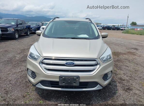 1FMCU9GD6JUC38763 2018 FORD ESCAPE Золотой Вид щитка приборов