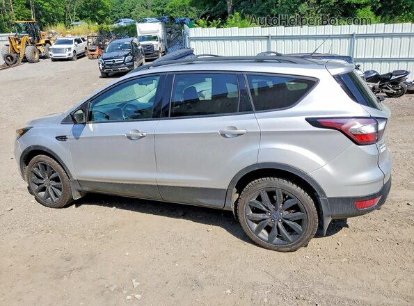 1FMCU9GD6JUC43395 2018 FORD ESCAPE Gray Задня ліва чверть