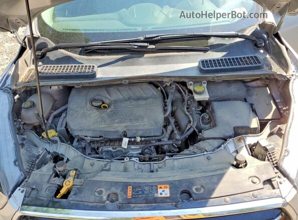1FMCU9GD6JUC43395 2018 FORD ESCAPE Gray Вид підкапотного простору