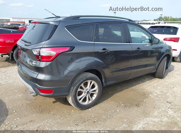 1FMCU9GD6JUC90636 2018 FORD ESCAPE Gray Trasero derecho
