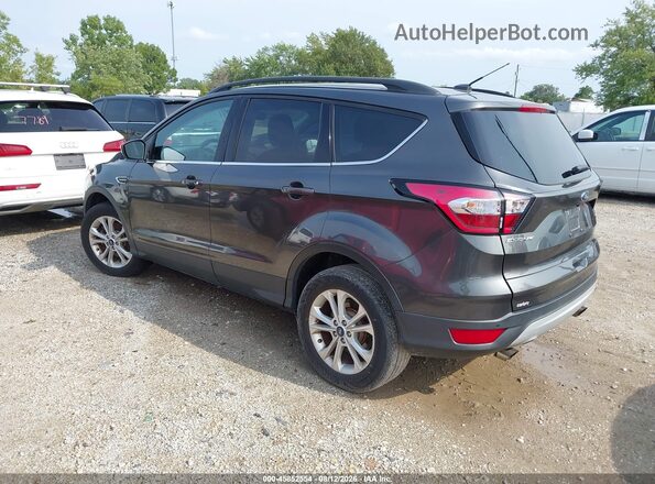 1FMCU9GD6JUC90636 2018 FORD ESCAPE Gray Trasero izquierdo