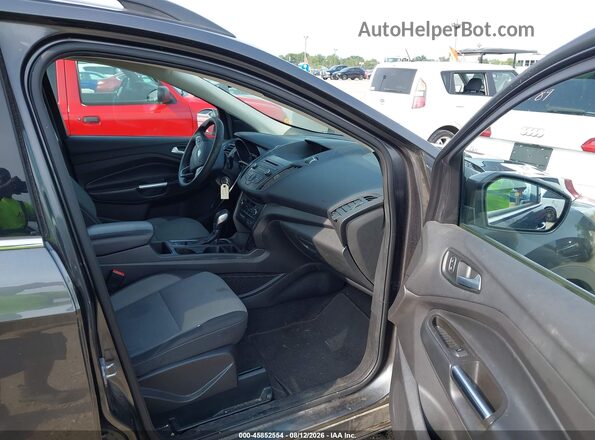 1FMCU9GD6JUC90636 2018 FORD ESCAPE Gray Vista interior delantera