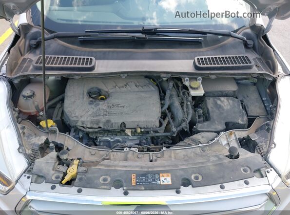 1FMCU9GD6JUD08603 2018 FORD ESCAPE Silver Вид ззаду