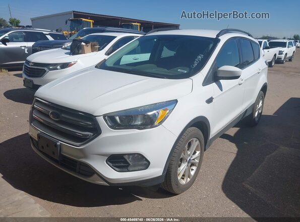 1FMCU9GD6JUD08777 2018 FORD ESCAPE White Передня ліва чверть