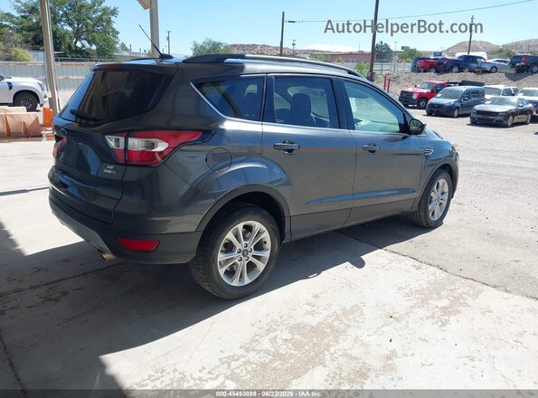 1FMCU9GD6JUD31038 2018 FORD ESCAPE Gray Trasero derecho