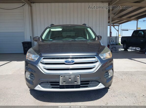 1FMCU9GD6JUD31038 2018 FORD ESCAPE Gray Vista frontal