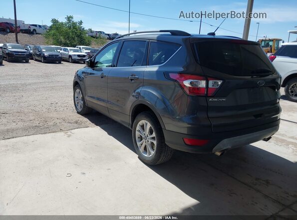 1FMCU9GD6JUD31038 2018 FORD ESCAPE Gray Trasero izquierdo