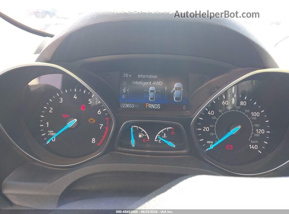 1FMCU9GD6JUD31038 2018 FORD ESCAPE Gray Vista de los asientos traseros