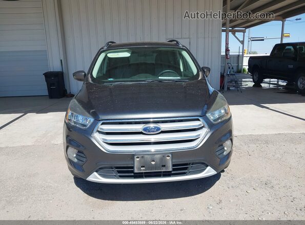 1FMCU9GD6JUD31038 2018 FORD ESCAPE Gray Vista del cuadro de instrumentos