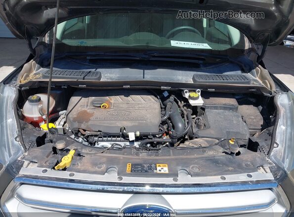1FMCU9GD6JUD31038 2018 FORD ESCAPE Gray Vista trasera