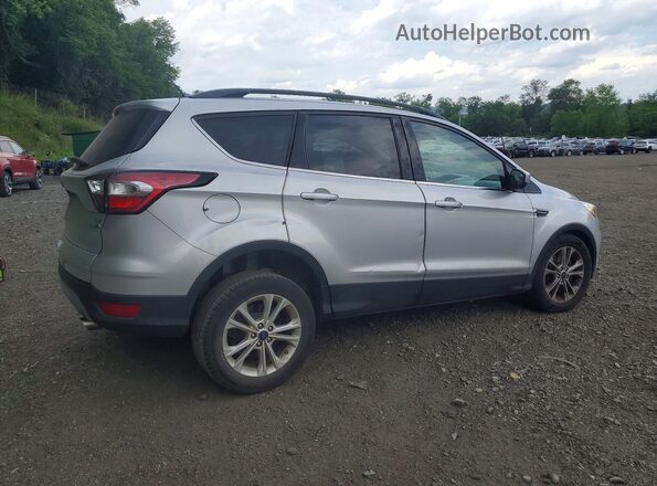1FMCU9GD6JUD53542 2018 FORD ESCAPE Silver Tył prawy