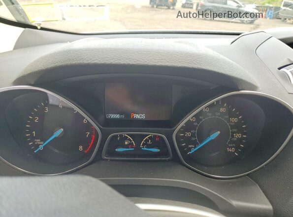 1FMCU9GD6JUD53542 2018 FORD ESCAPE Silver Widok zestawu wskaźników