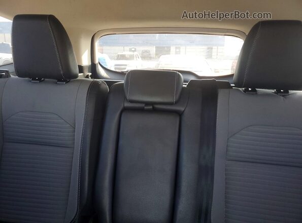 1FMCU9GD6KUA15866 2019 FORD ESCAPE Silver უკანა სავარძლების ხედი