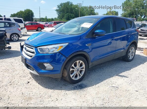 1FMCU9GD6KUA33980 2019 FORD ESCAPE Синий Передняя левая четверть