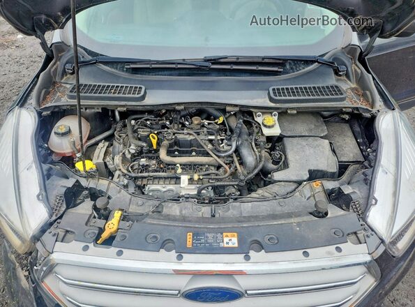 1FMCU9GD6KUA86002 2019 FORD ESCAPE Gray Widok komory silnika