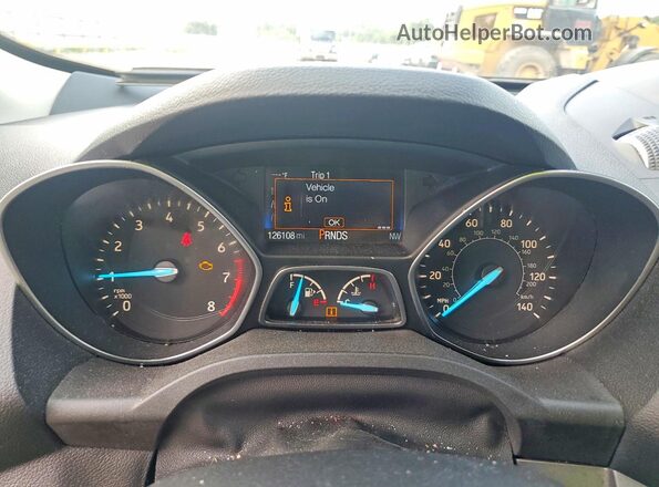 1FMCU9GD6KUB23680 2019 FORD ESCAPE Gray Սարքավորումների վահանակի տեսք
