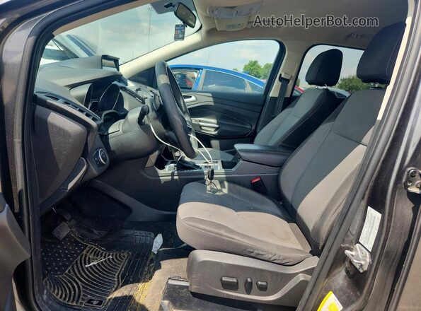 1FMCU9GD7HUC04552 2017 FORD ESCAPE Gray წინა სალონის ხედი
