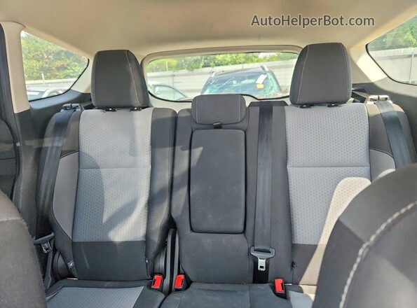 1FMCU9GD7HUC04552 2017 FORD ESCAPE Gray უკანა სავარძლების ხედი
