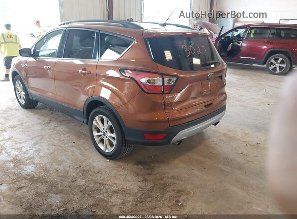 1FMCU9GD7HUC23893 2017 FORD ESCAPE Brown Задня ліва чверть