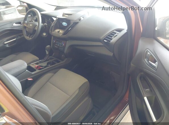 1FMCU9GD7HUC23893 2017 FORD ESCAPE Brown Вид салону спереду