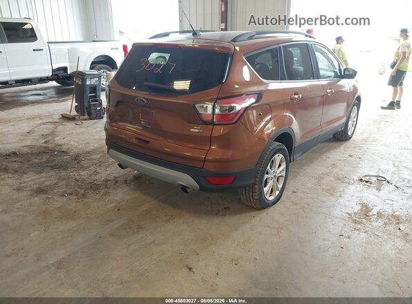 1FMCU9GD7HUC23893 2017 FORD ESCAPE Brown Задня права чверть
