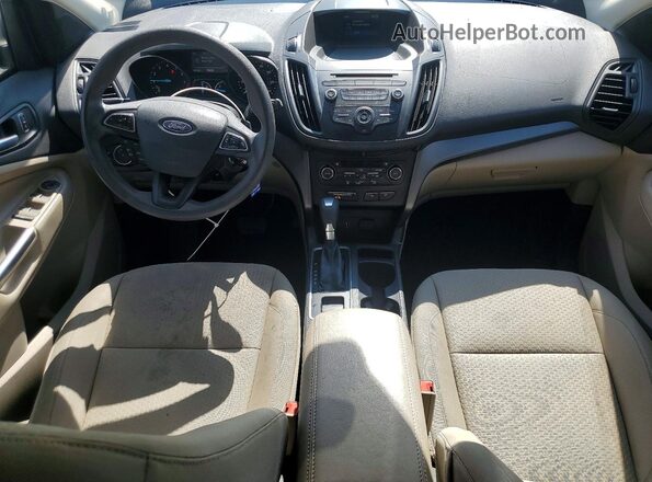 1FMCU9GD7HUD53771 2017 FORD ESCAPE Silver Widok deski rozdzielczej