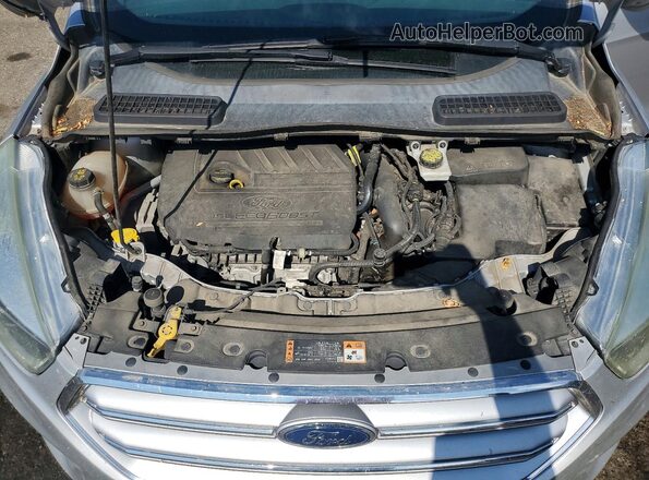 1FMCU9GD7HUD53771 2017 FORD ESCAPE Silver Widok komory silnika