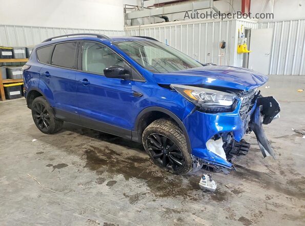 1FMCU9GD7HUD99973 2017 FORD ESCAPE Blue Delantero derecho