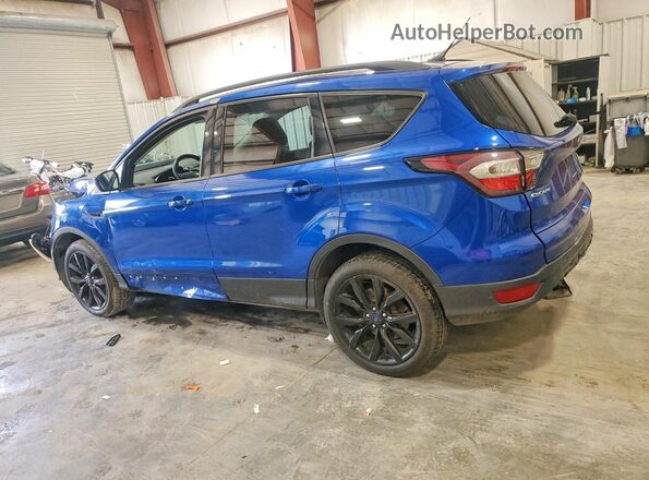 1FMCU9GD7HUD99973 2017 FORD ESCAPE Blue Trasero izquierdo