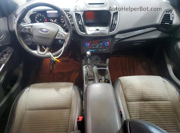 1FMCU9GD7HUD99973 2017 FORD ESCAPE Blue Vista del salpicadero
