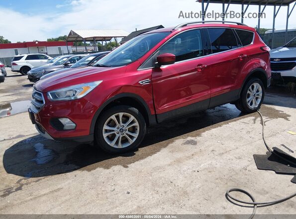 1FMCU9GD7HUE11782 2017 FORD ESCAPE Red Front left