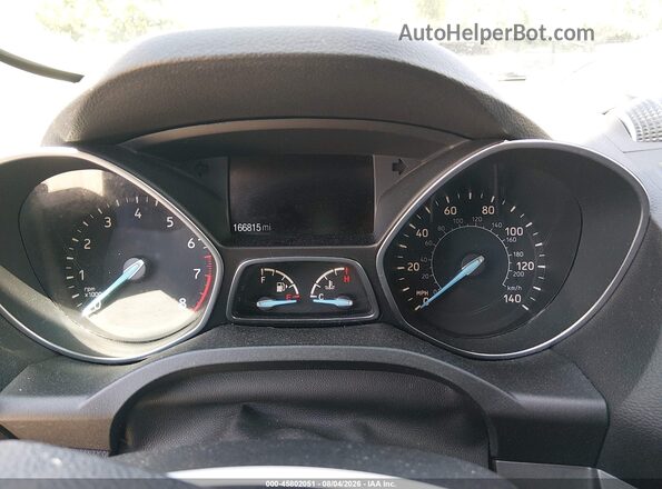 1FMCU9GD7HUE11782 2017 FORD ESCAPE Red Rear seats view