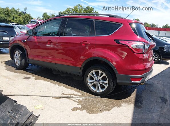 1FMCU9GD7HUE11782 2017 FORD ESCAPE Red Rear left