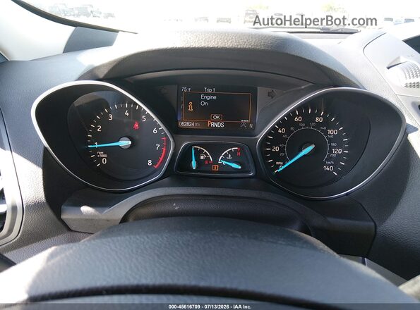 1FMCU9GD7HUE50372 2017 FORD ESCAPE Silver Widok tylnych siedzeń