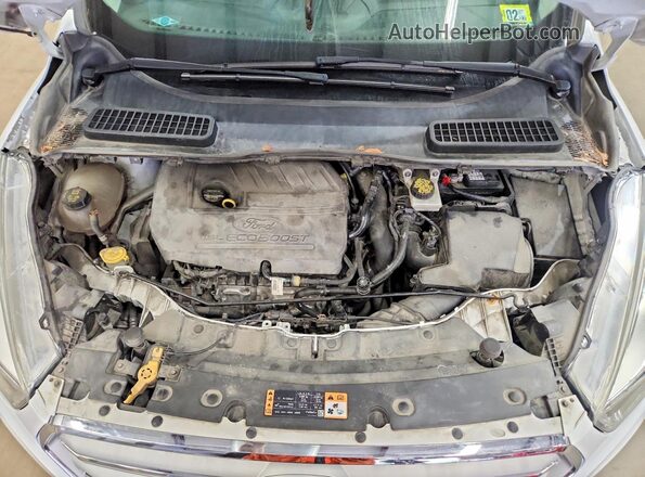 1FMCU9GD7JUA26406 2018 FORD ESCAPE White Widok komory silnika