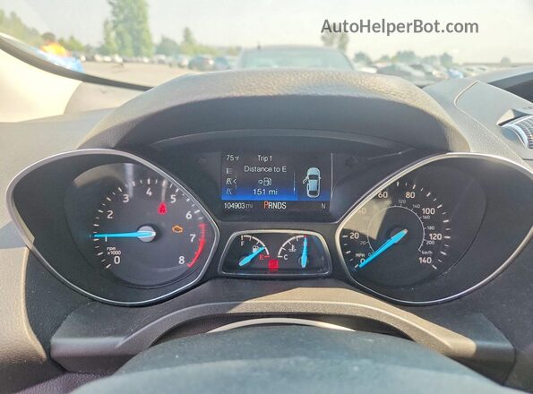 1FMCU9GD7JUC60948 2018 FORD ESCAPE Silver Vista del cuadro de instrumentos
