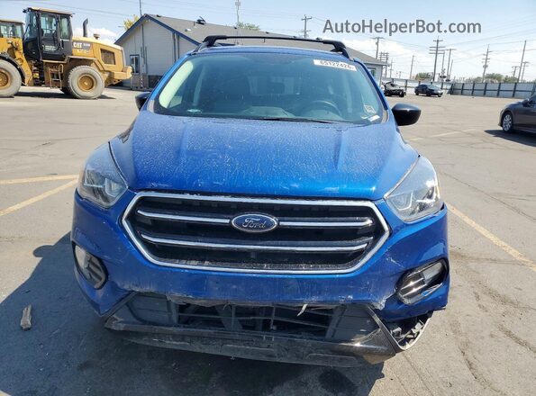 1FMCU9GD7JUC94937 2018 FORD ESCAPE Синий Вид спереди
