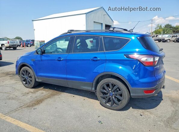 1FMCU9GD7JUC94937 2018 FORD ESCAPE Синий Задняя левая четверть